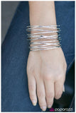 Paparazzi "Earth, Wind, and Wire" Silver Bracelet Paparazzi Jewelry