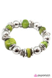 Paparazzi "Earthy Elegance - Green" bracelet Paparazzi Jewelry