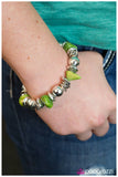 Paparazzi "Earthy Elegance - Green" bracelet Paparazzi Jewelry