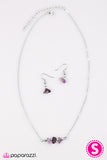 Paparazzi "Earthy Elements" Purple Necklace & Earring Set Paparazzi Jewelry