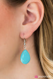 Paparazzi "Earthy Essence" Blue Necklace & Earring Set Paparazzi Jewelry