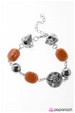 Paparazzi "Easter Island - Orange" bracelet Paparazzi Jewelry