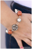 Paparazzi "Easter Island - Orange" bracelet Paparazzi Jewelry