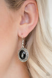 Paparazzi VINTAGE VAULT "East Side Etiquette" Black Earrings Paparazzi Jewelry