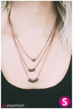 Paparazzi "Easy As One Two Three" Copper Necklace & Earring Set Paparazzi Jewelry