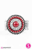 Paparazzi "Easy Mark" Red Ring Paparazzi Jewelry