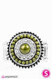 Paparazzi "Easy Mark" Green Ring Paparazzi Jewelry