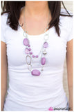 Paparazzi "Easy On The Eyes - Purple" necklace Paparazzi Jewelry