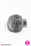 Paparazzi "Easy On The Glitter" Silver Ring Paparazzi Jewelry