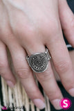 Paparazzi "Easy On The Glitter" Silver Ring Paparazzi Jewelry