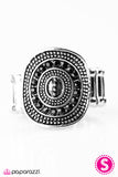 Paparazzi "Easy on the Glitter" Black Ring Paparazzi Jewelry