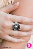 Paparazzi "Easy on the Glitter" Black Ring Paparazzi Jewelry