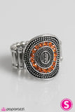 Paparazzi "Easy On The Glitter" Orange Ring Paparazzi Jewelry