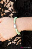 Paparazzi "Easy On The Shimmer" Green Bracelet Paparazzi Jewelry