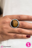 Paparazzi "Easy, Tiger! - Brown" ring Paparazzi Jewelry