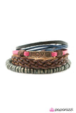 Paparazzi "Eat, Pray, Love" Pink Bracelet Paparazzi Jewelry