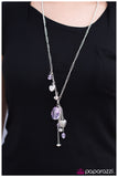Paparazzi "Eat Your Heart Out" Purple Necklace & Earring Set Paparazzi Jewelry