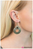 Paparazzi "Egyptian Elegance - Brass" earring Paparazzi Jewelry