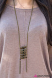 Paparazzi "Egyptian Escape - Brass" necklace Paparazzi Jewelry