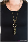 Paparazzi "El Dorado" Brass Necklace & Earring Set Paparazzi Jewelry