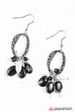 Paparazzi "Elegant Enrapture" Black Earrings Paparazzi Jewelry