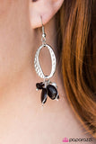 Paparazzi "Elegant Enrapture" Black Earrings Paparazzi Jewelry