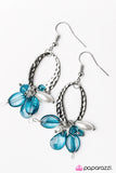 Paparazzi "Elegant Enrapture" Blue Earrings Paparazzi Jewelry