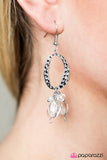 Paparazzi "Elegant Enrapture" White Earrings Paparazzi Jewelry