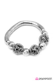 Paparazzi "Elegant Entrapment - Black " bracelet Paparazzi Jewelry