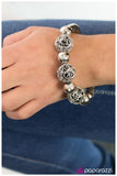 Paparazzi "Elegant Entrapment - Black " bracelet Paparazzi Jewelry