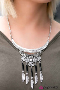 Paparazzi "Elevated" Black Necklace & Earring Set Paparazzi Jewelry