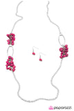 Paparazzi "Embers of Elegance" Pink Necklace & Earring Set Paparazzi Jewelry