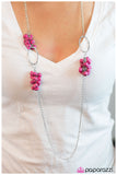 Paparazzi "Embers of Elegance" Pink Necklace & Earring Set Paparazzi Jewelry