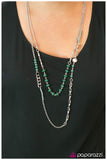 Paparazzi "Emerald Collaboration" necklace Paparazzi Jewelry