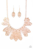 Paparazzi "Empire State Shimmer" Gold Necklace & Earring Set Paparazzi Jewelry