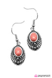 Paparazzi "Enchanted Cliffs" Orange Earrings Paparazzi Jewelry