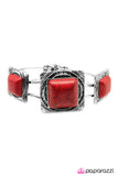 Paparazzi "Enchanted Desert - Red" bracelet Paparazzi Jewelry