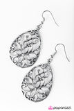 Paparazzi "Enchanted Gardens" Silver Earrings Paparazzi Jewelry