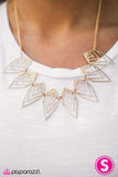 Paparazzi "Endangered Species - Gold" necklace Paparazzi Jewelry