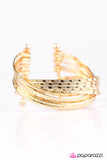 Paparazzi "Endlessly Egyptian" Gold Bracelet Paparazzi Jewelry