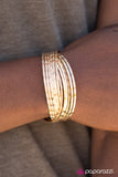 Paparazzi "Endlessly Egyptian" Gold Bracelet Paparazzi Jewelry