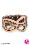 Paparazzi "Endlessly Endless - Copper" ring Paparazzi Jewelry