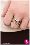 Paparazzi "Endlessly Endless - Copper" ring Paparazzi Jewelry