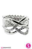 Paparazzi "Endlessly Endless - White" ring Paparazzi Jewelry