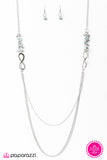 Paparazzi "Endlessly Entwined" Blue Necklace & Earring Set Paparazzi Jewelry