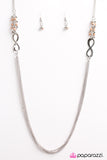 Paparazzi "Endlessly Entwined" Brown Necklace & Earring Set Paparazzi Jewelry