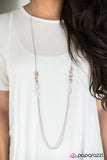 Paparazzi "Endlessly Entwined" Orange Necklace & Earring Set Paparazzi Jewelry