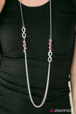 Paparazzi "Endlessly Entwined - Pink" necklace Paparazzi Jewelry