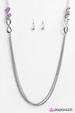 Paparazzi "Endlessly Entwined - Purple" necklace Paparazzi Jewelry