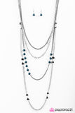 Paparazzi "Endless POSH-ibilities! - Blue" necklace Paparazzi Jewelry